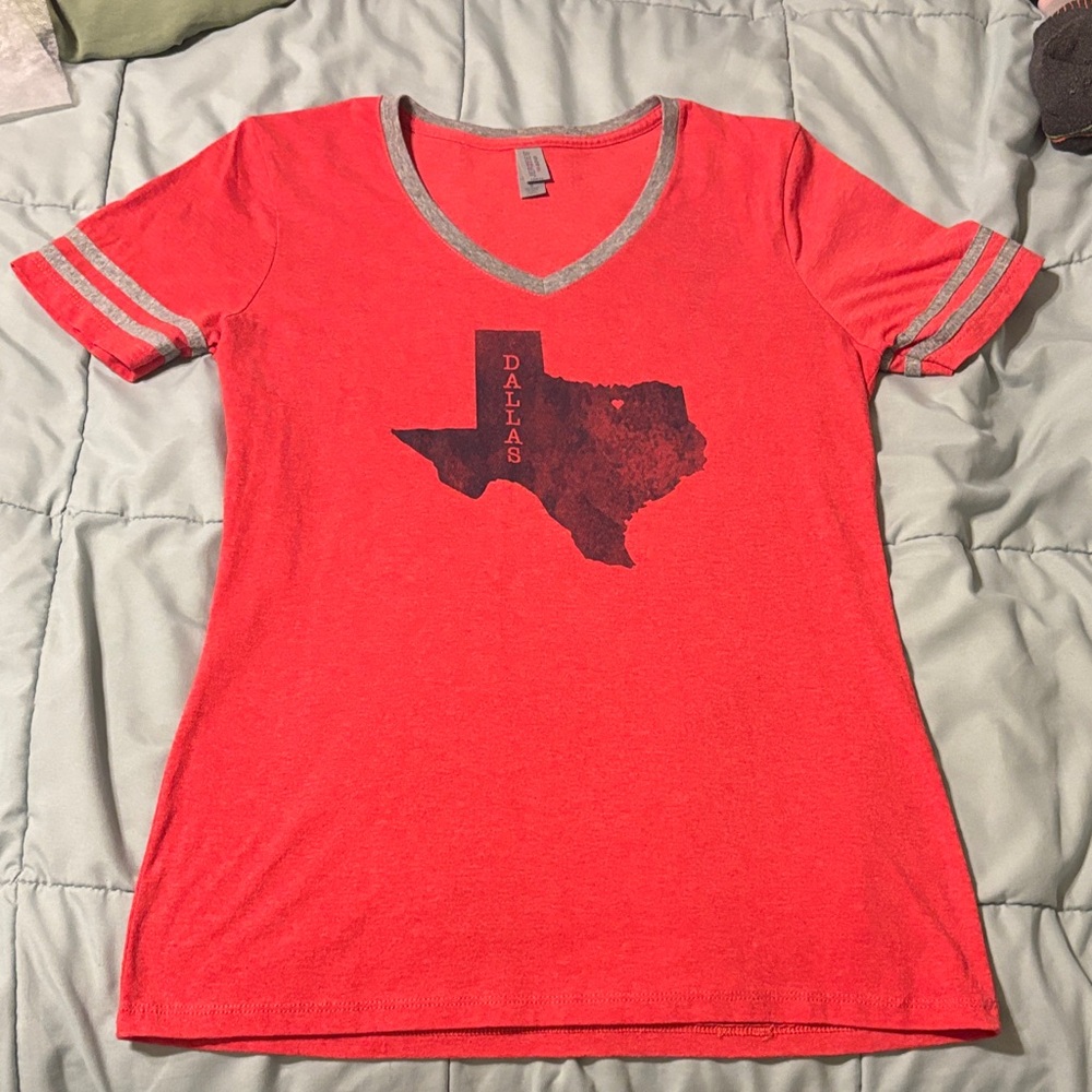 BOGO Jerzees Red and Gray Tri-Blend T-Shirt